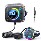 DrPhone BC21 Bluetooth 5.3 FM-Transmitter Autolader -, Télécoms, Chargeurs de voiture, Verzenden