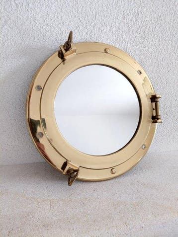Wandspiegel- Maritiem voorwerp, marinethema - Bootdecoratie