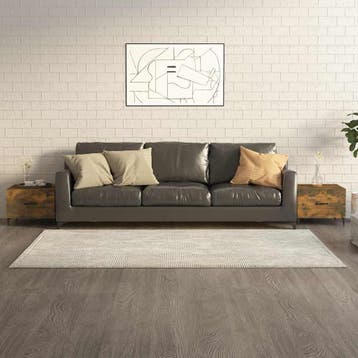 vidaXL Salontafels 2 st met metalen poten 50x50x40 cm, Verzenden, Nieuw