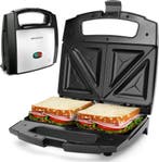 Tosti apparaat - Tosti ijzer - Sandwich maker - 800W - Zwart, Verzenden, Nieuw