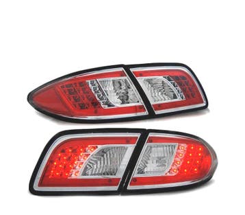 Feux Arrière Pour Mazda 6 Berline 02-07 Chromé, Autos : Pièces & Accessoires, Verzenden