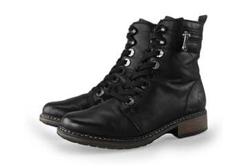Rieker Veterboots in maat 36 Zwart, Kleding | Dames, Schoenen, Verzenden, Zwart, Overige typen, Gedragen