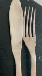 Christofle, Alfénide - Visbestekset voor 12 personen (24) -