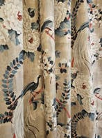Stof New Chinoiserie Imperial garden Birds Limited edition, Antiek en Kunst