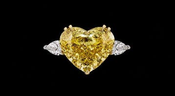 Ring - 14 karaat Geel goud, Witgoud - 7.62ct. tw. Geel, Nieuw