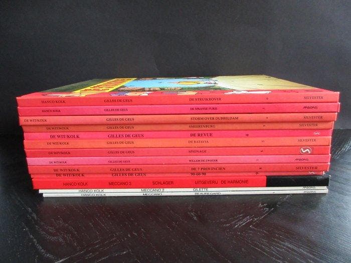 Gilles de geus 0 t/m 9 - complete reeks HC / Meccano deel 1,, Livres, BD