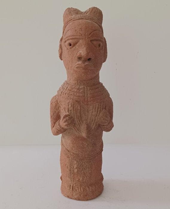 Status - Terracotta-beeldhouwwerk - Nok-beschaving - Nigeria, Antiek en Kunst, Kunst | Niet-Westerse kunst