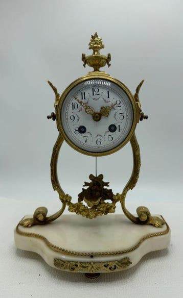 Klok Louis XVI Brons, Marmer - 1850-1900 - Louis Seize