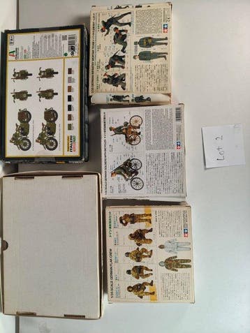 Maquette - Lot de 5 maquettes militaires 1:35 – Tamiya,, Nieuw