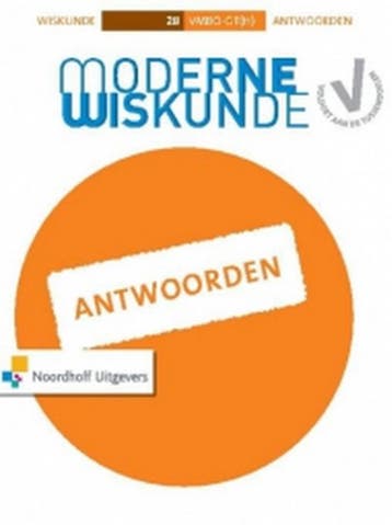 Moderne Wiskunde 10e ed vmbo-b 2b antwoordenboek Noordhoff, Boeken, Schoolboeken, Verzenden, Gelezen, Noordhoff