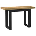 vidaXL Bureau NOAIN U-vormige poten 120x50x75 cm massief, Huis en Inrichting, Verzenden, Nieuw