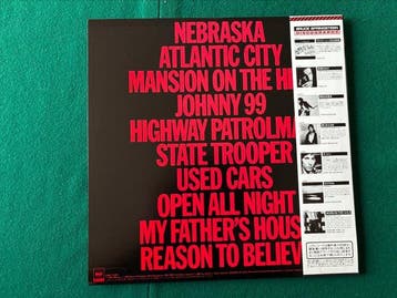 Bruce Springsteen - Nebraska - Vinylplaat - Japanse persing, Nieuw in verpakking