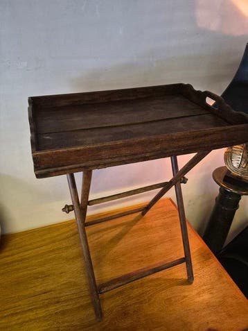 Presenteerblad - Hout - Dienbladtafel stand