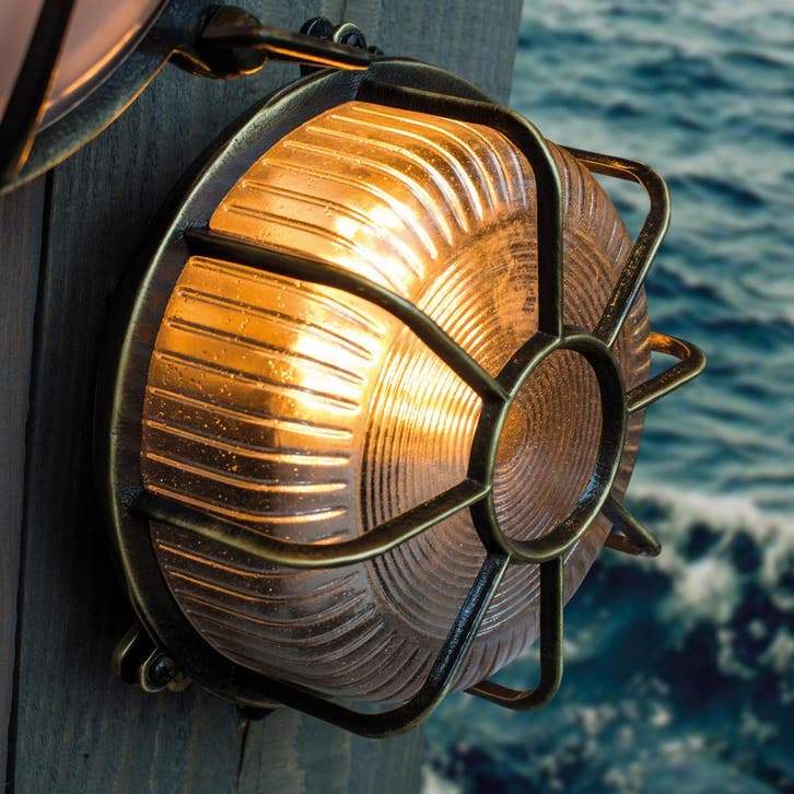 Scheepslampen & Maritiem Scheepslamp Bering Brons, Jardin & Terrasse, Éclairage extérieur, Envoi