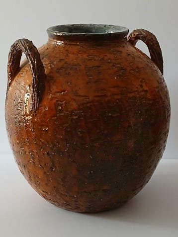 Vaas - Keramiek - Set van vier vintage vazen, Antiek en Kunst