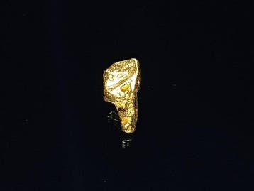 Juweel - Gouden nugget - Yukon Goud nugget - Hoogte: 0.5 mm