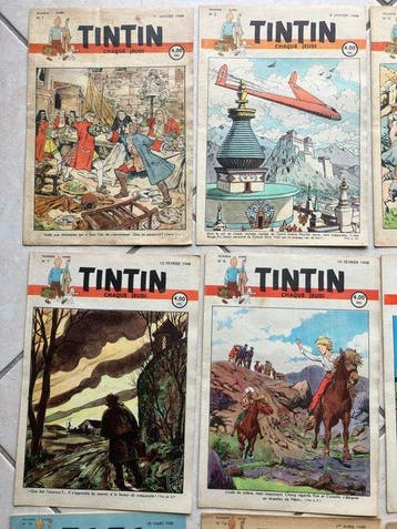 Tintin (magazine) - 53 Journal de Tintin belge - 53 numéros