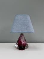 Val Saint Lambert - René Delvenne - Lampe de table - Cristal, Antiquités & Art