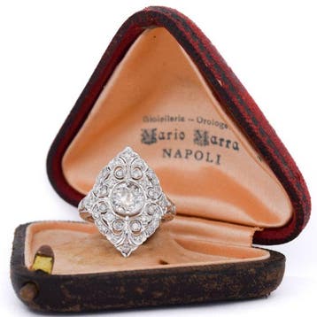 Anneau de bras - 18 carats Or blanc - 2.10ct. tw. Diamant