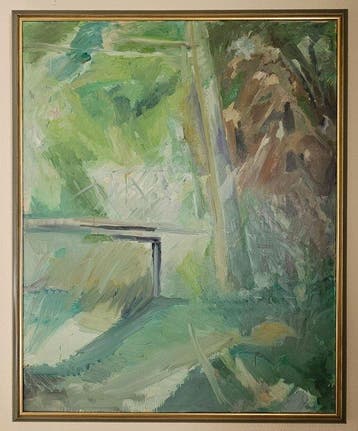 Marie-Luise Lebschik (1952) - Brücke in Gatiola, Antiek en Kunst