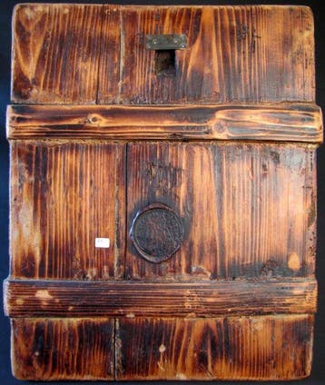 Icoon - Maria-Boodschap - Hout - Met de hand geschilderd