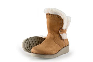 Skechers Enkellaarzen Meisjes in maat 30 Cognac, Verzenden, Jongen of Meisje, Schoenen, Skechers