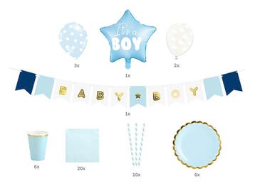 Versiering Pakket ItS A Boy 49 delig, Verzenden, Nieuw