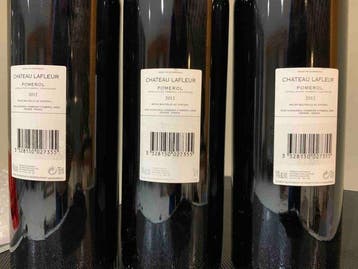 2012 Chateau Lafleur - Pomerol - 3 Bouteilles (0,75 L)
