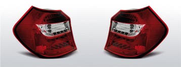 LED Bar Achterlichten | BMW 1-serie 04-07 5-d (E87) |  rood, Verzenden