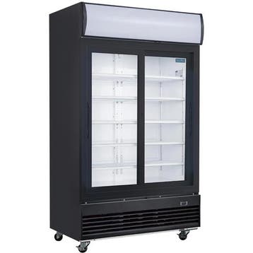 Koelkast | G-SERIE | 950L | Zwart | +2°C/+6°C | Geforceerd, Verzenden, Nieuw in verpakking