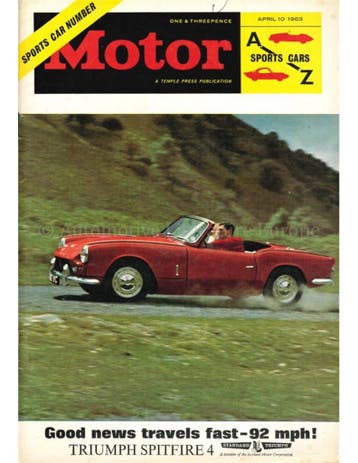 1963 THE MOTOR MAGAZINE 3177 ENGELS