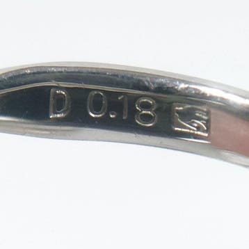 Bague Platine Perle - Diamant, Nieuw