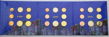België. Year Set (BU) 1999/2001 Trippleset (Zonder
