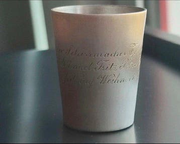 Christofle - Bekerglas - Zilver - 800er zilver – 1893