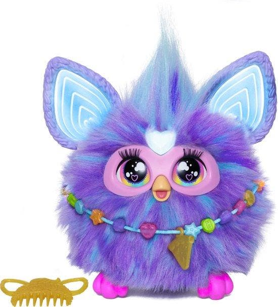 Furby Paars - Franstalig (Poppen & Knuffels), Kinderen en Baby's, Speelgoed | Knuffels en Pluche, Nieuw, Verzenden