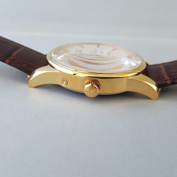 Atlantic - MOONPHASE - Calendar - Swiss Made - Gold - New -, Bijoux, Sacs & Beauté