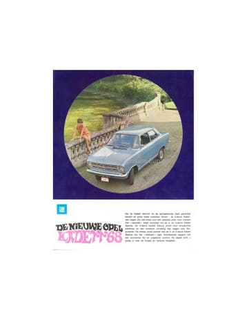 1968 OPEL KADETT B BROCHURE NEDERLANDS