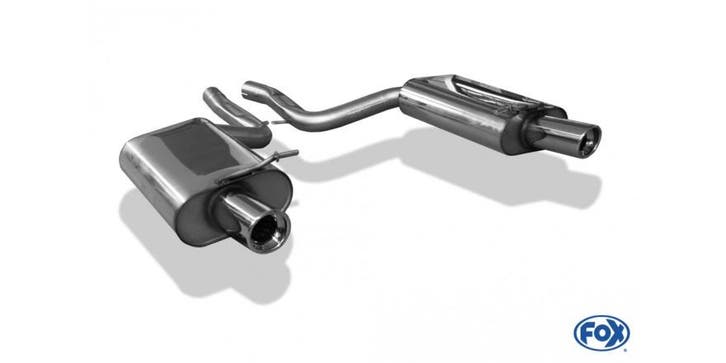 FOX Audi S4 B6 - cabrio einddemper rechts/links - 1x90 type, Autos : Pièces & Accessoires, Systèmes d'échappement, Envoi