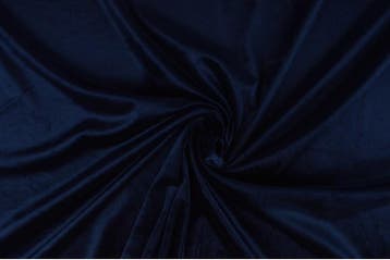 10 meter stretch fluweel - Marineblauw, Hobby en Vrije tijd, Stoffen en Lappen, Overige kleuren, Verzenden, 120 cm of meer, Polyester