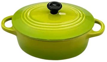 Haute Cuisine Cocotte Mini Ovaal Groen - 17 cm, Maison & Meubles, Verzenden