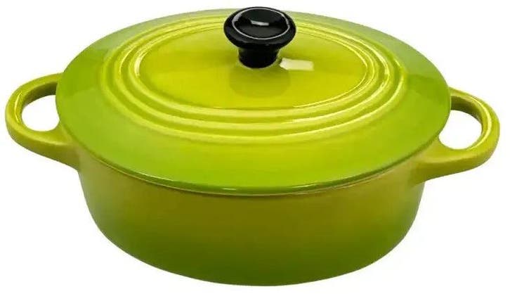 Haute Cuisine Cocotte Mini Ovaal Groen - 17 cm, Huis en Inrichting, Keuken | Potten en Pannen, Nieuw, Verzenden