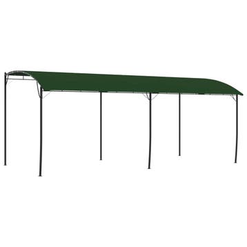 vidaXL Prieel 6 x 3 x 2,55 m Groen Gepoedercoat staal en, Verzenden, Nieuw