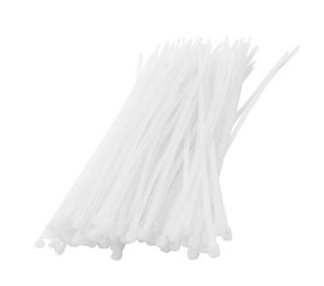 Set van 300 tie wraps (kabelbinders) (wit), Bricolage & Construction, Verzenden