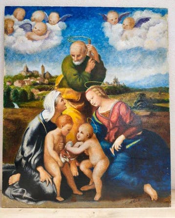 Carla - Riproduzione della Sacra Famiglia Canigiani di