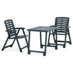Bistroset groen -30% | Retour deal | Sla je slag!, 2 zitplaatsen, Kunststof, Verzenden, Nieuw