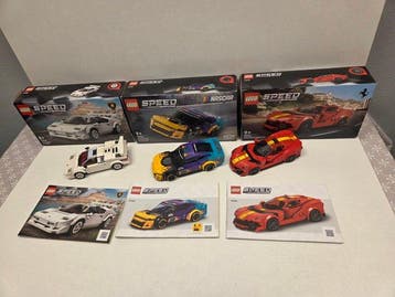 Lego Set - Speed Champions - LEGO 76908 Lamborghini Countach, Nieuw