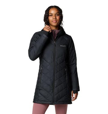 Manteau long bleu femme L - Retour client - Chaud & Elegant, Columbia, Verzenden