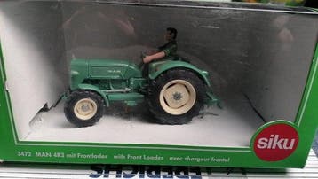 Siku 1:32 - Machine agricole miniature (3) - MAN ; Hanomag;, Hobby & Loisirs créatifs