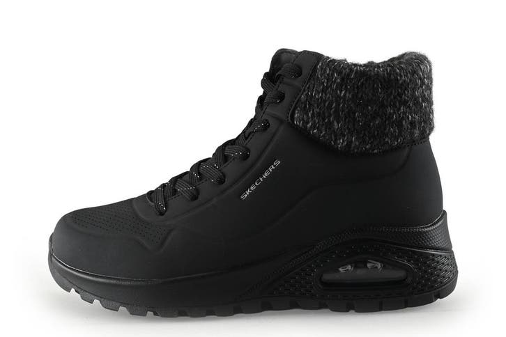 Skechers Veterboots in maat 38 Zwart, Kleding | Dames, Schoenen, Zwart, Zo goed als nieuw, Overige typen, Verzenden