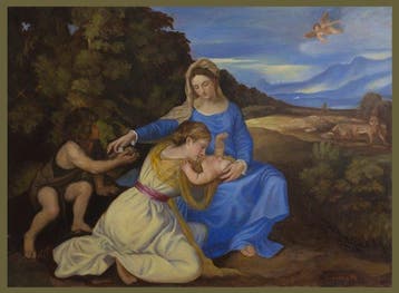 M. Loyseau (XX), Suiveur de - The Aldobrandini Madonna